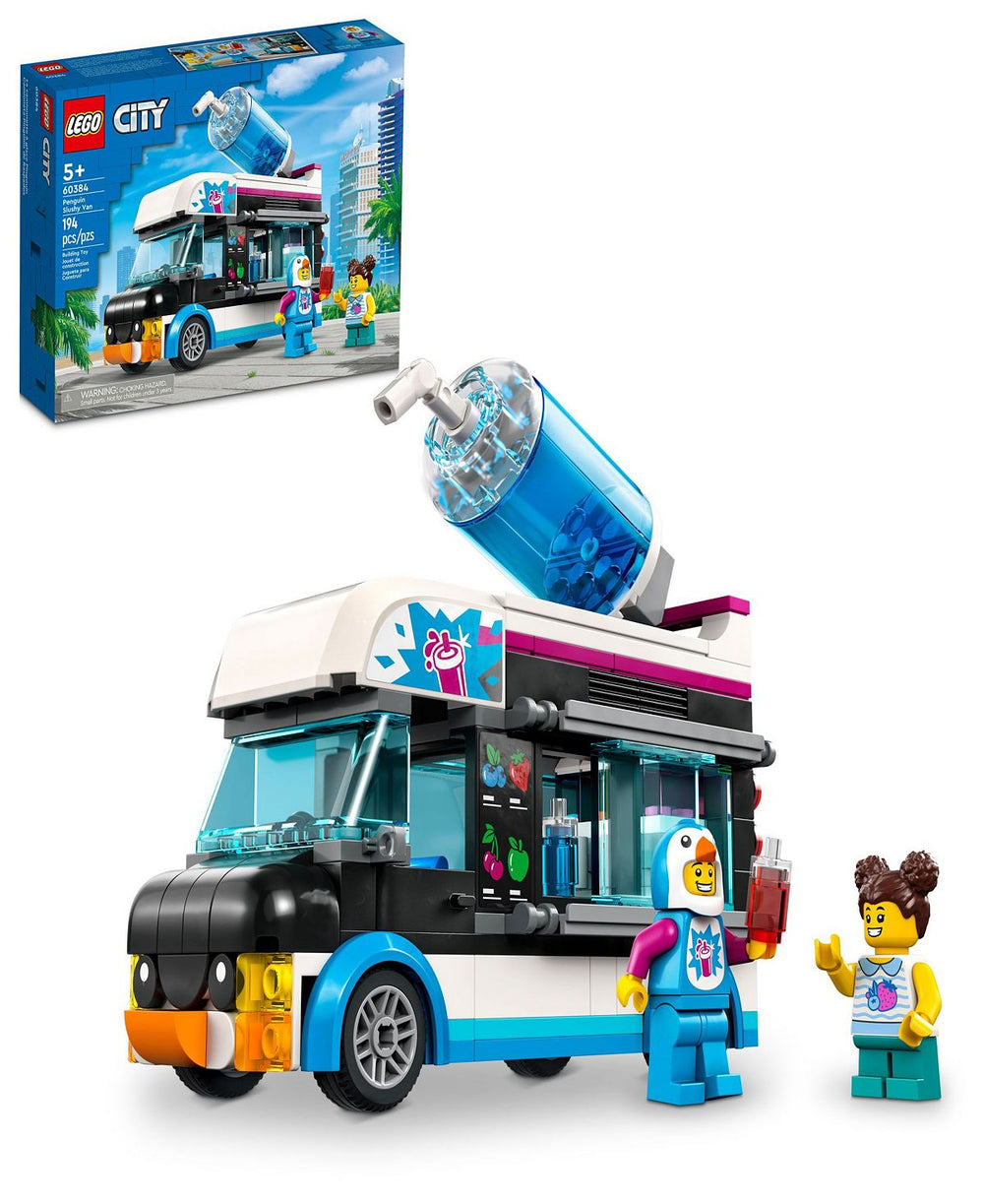 LEGO City Great Vehicles Penguin Slushy Van 194-Piece Building Set - 60384