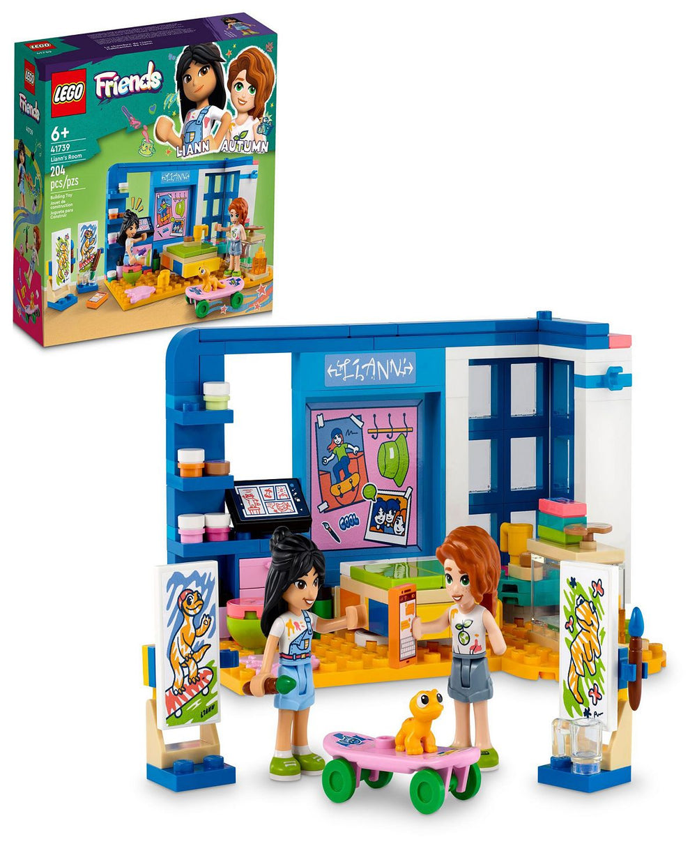 LEGO Friends Liann's Room 204-Piece Building Set with Mini-Dolls and Gecko