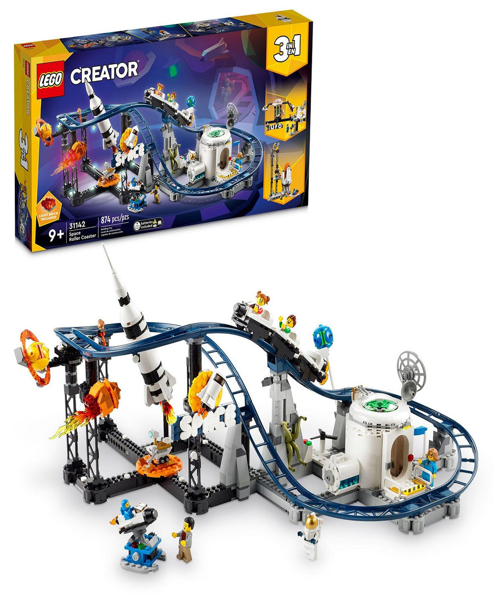 LEGO® Creator 31142 3-in-1 Space Roller Coaster Toy Action Building Set