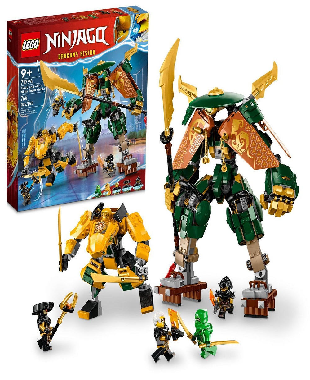 LEGO Ninjago 71794 Lloyd and Arin's Ninja Team Mechs Building Set - 764 Pieces