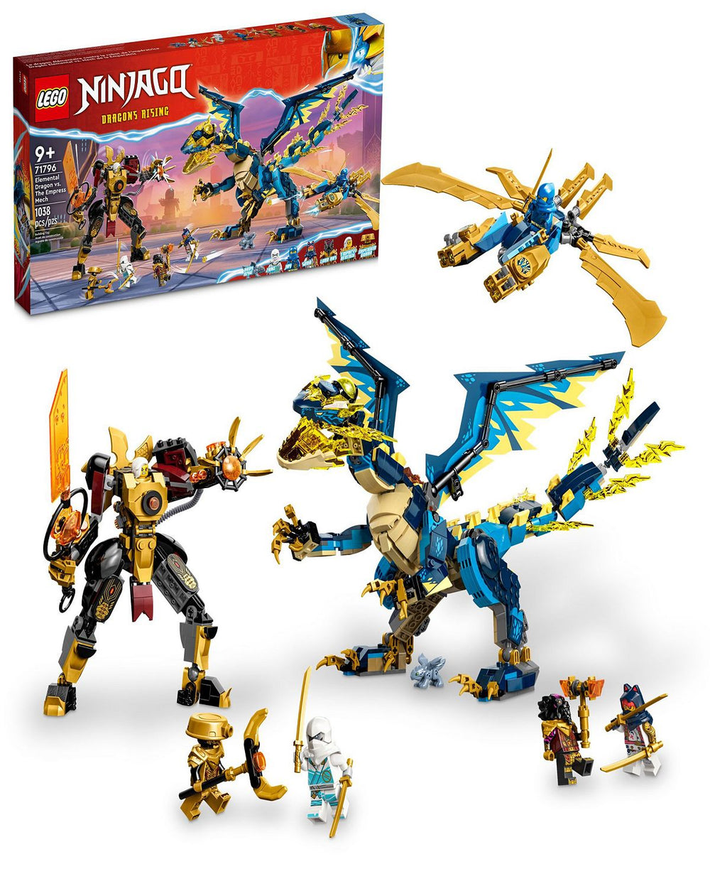 LEGO Ninjago 1038-Piece Elemental Dragon vs. The Empress Mech Building Set