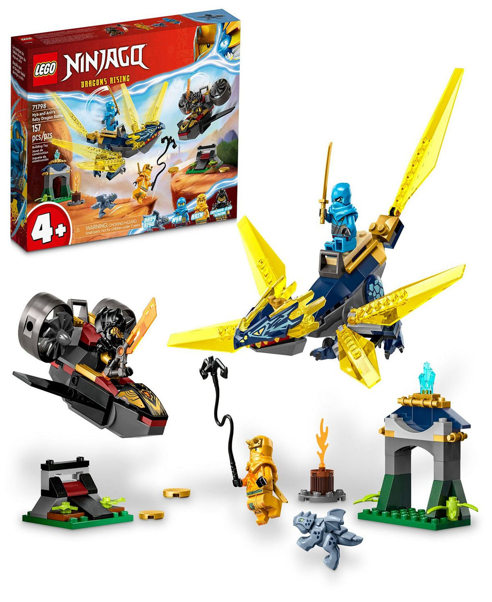 LEGO Ninjago 157-Piece Nya and Arin's Baby Dragon Battle Set