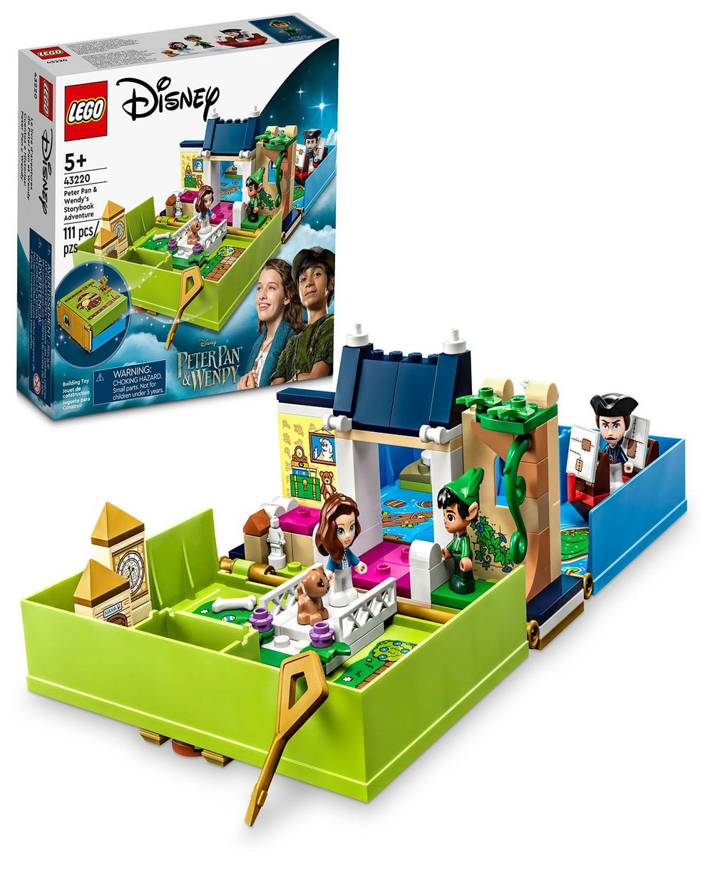 LEGO Disney Peter Pan & Wendy's Storybook Adventure Building Set 43220 - 111 Pieces