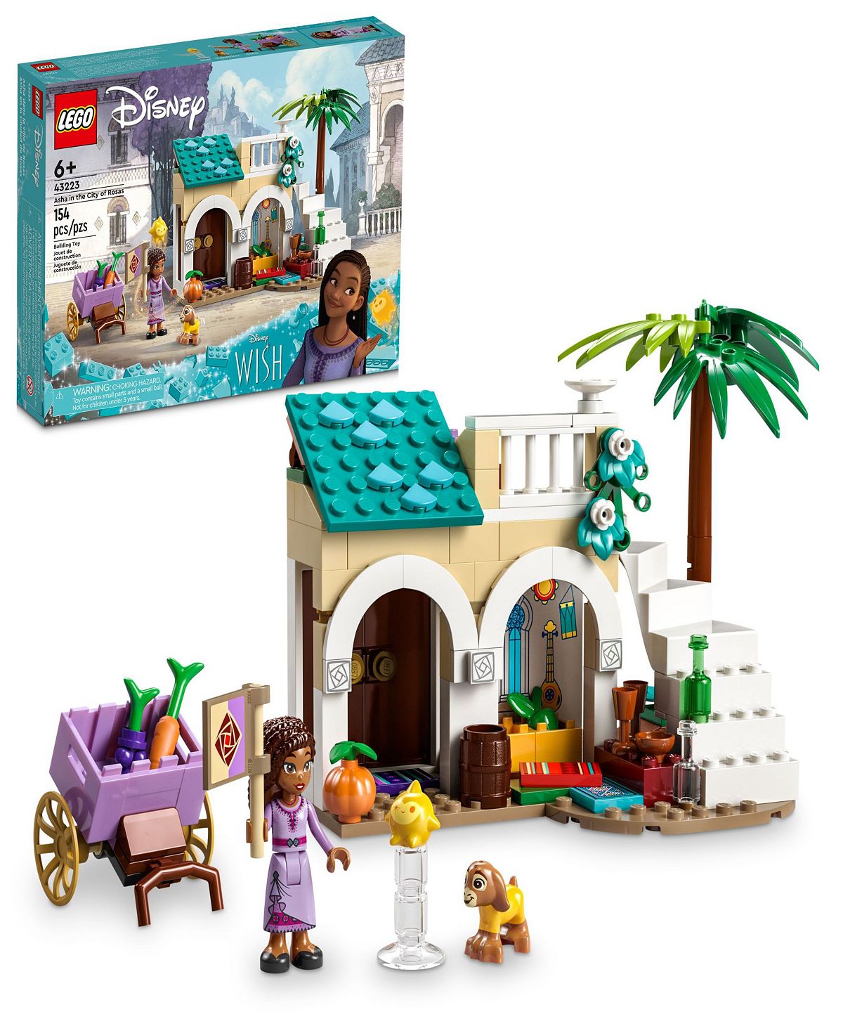 LEGO Disney Princess Asha's City of Rosas Adventure Set - 154 Pieces