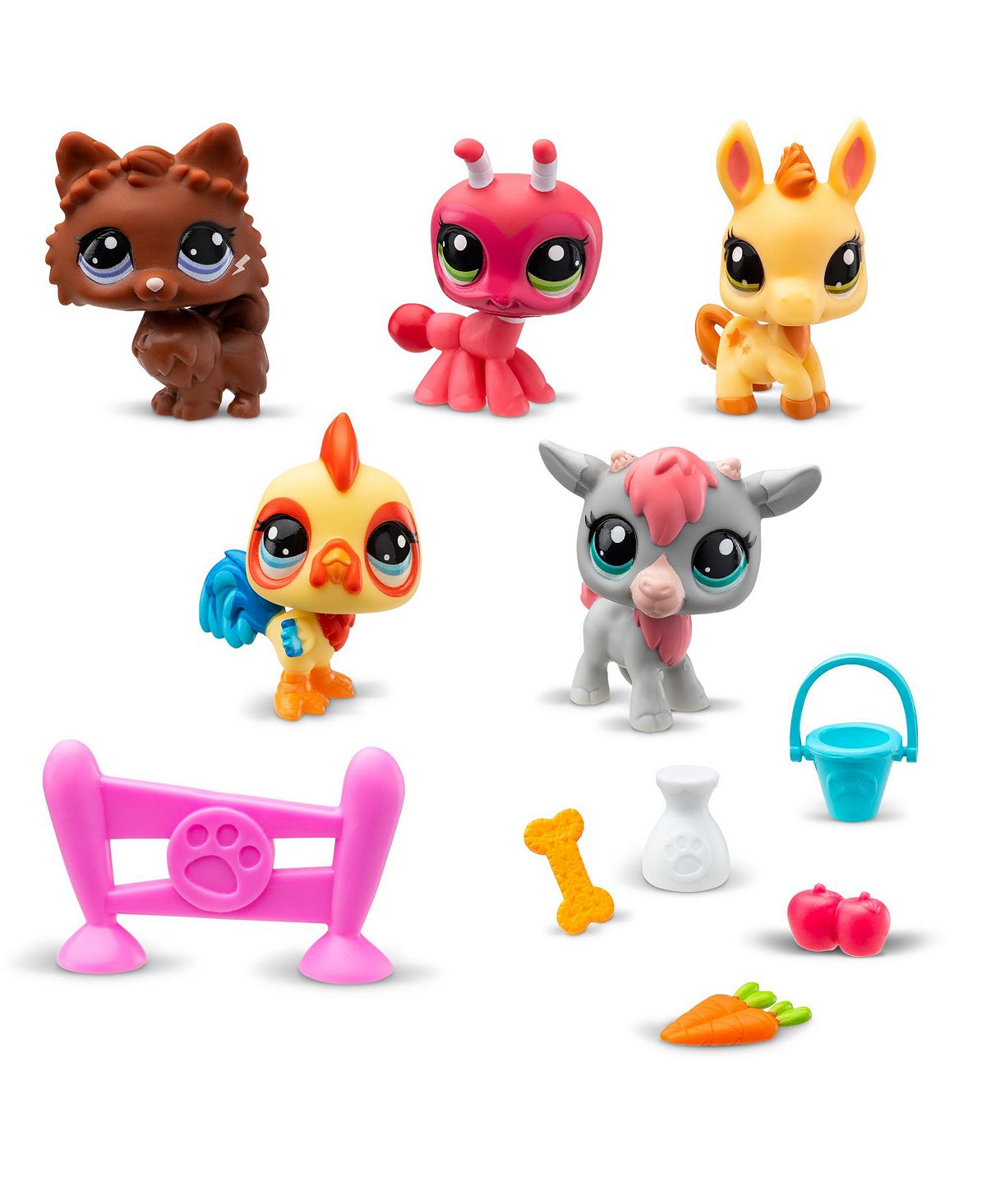 Littlest Pet Shop Farm Besties Collector Set - Gen 7 Bobble Head Pets