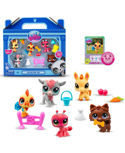 Littlest Pet Shop Farm Besties Collector Set - Gen 7 Bobble Head Pets