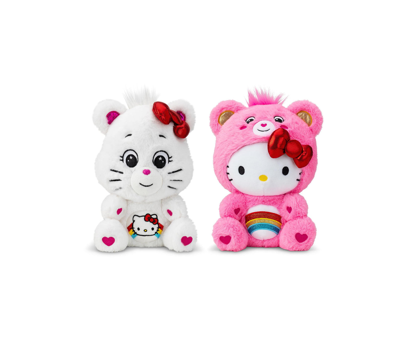 Care Bears Hello Kitty Plush, 2pk