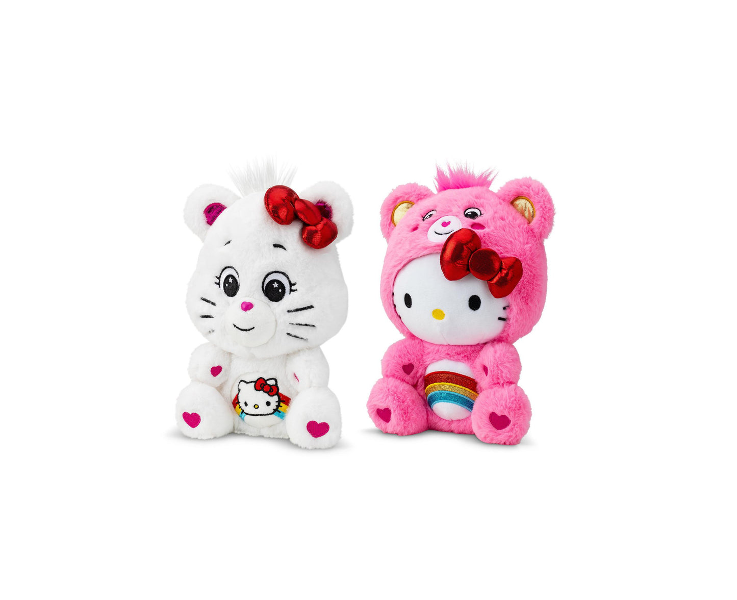 Care Bears Hello Kitty Plush, 2pk