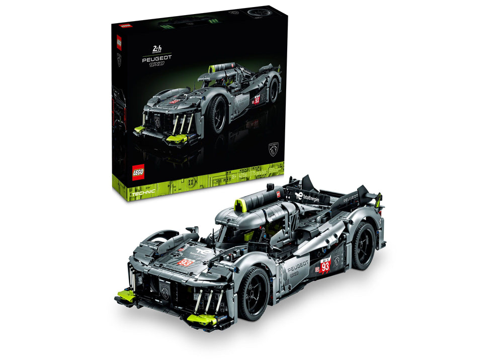 LEGO Technic PEUGEOT 9X8 Le Mans Hybrid Hypercar 1775-Piece Model Kit