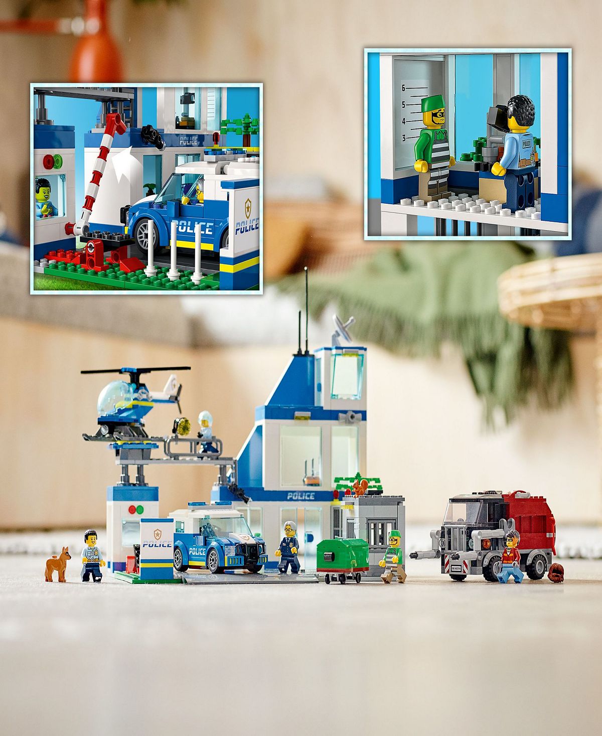 LEGO City Police Station 60316 Building Kit - 668 Pieces