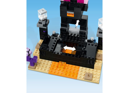 LEGO® Minecraft The End Arena 21242 Toy Building Set with End Warrior, Dragon Archer, Enderman and Shulke Figures