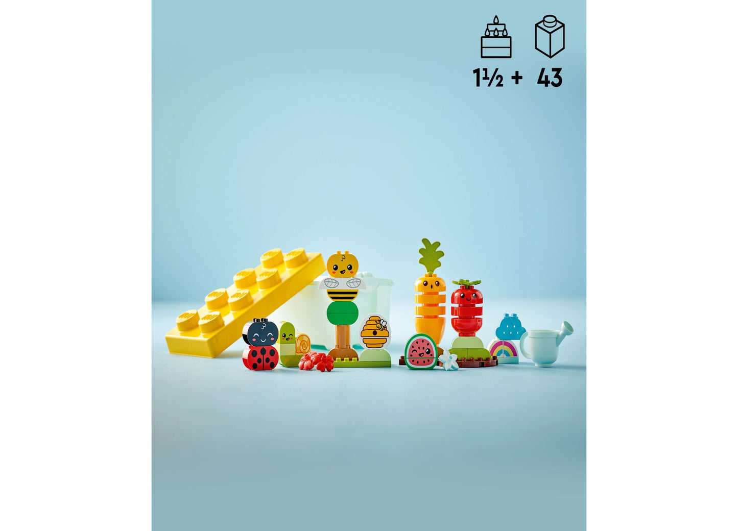 LEGO DUPLO 43-Piece My First Garden Toy Building Set for Toddlers