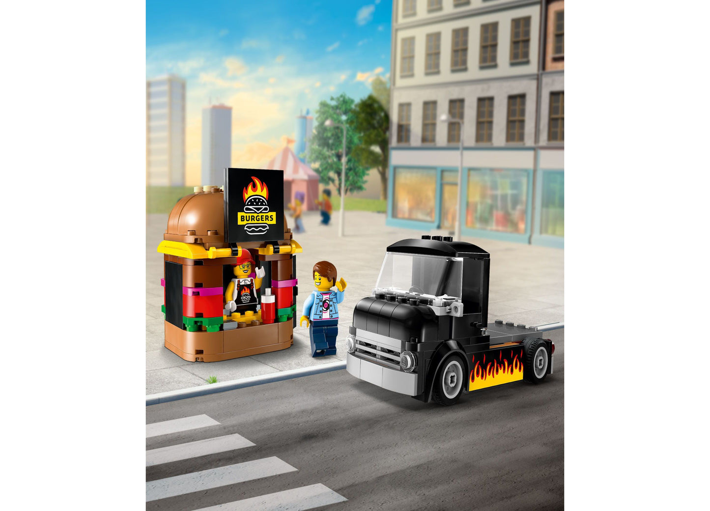 LEGO City 60404 Great Vehicles Burger Truck Building Set