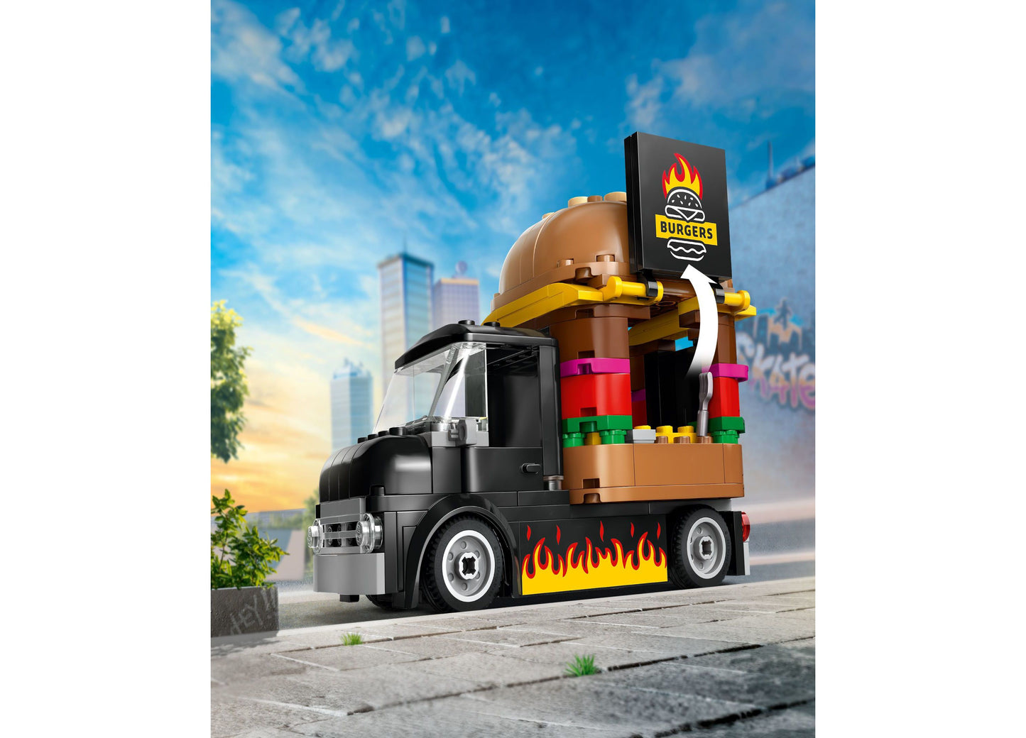 LEGO City 60404 Great Vehicles Burger Truck Building Set