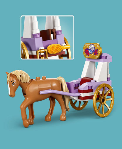 LEGO Disney Princess Belle's Storytime Carriage Set 43233 with Minifigure - 62 Pieces