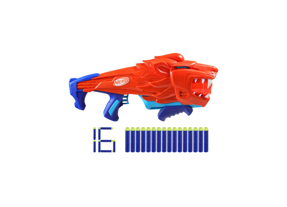 Nerf Wild Lionfury Blaster - Ultimate Kids' Foam Dart Toy