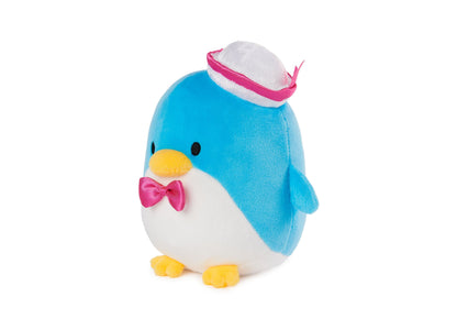 Gund Sanrio Hello Kitty 6.5 inch Tuxedo Sam Plush - Blue Penguin with Sailor Cap