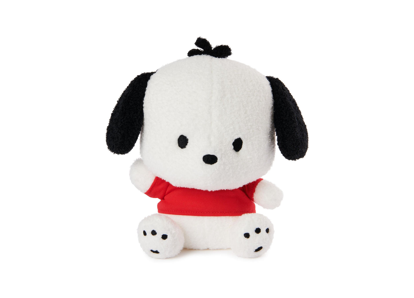 GUND Sanrio Hello Kitty 6 inch Pochacco Plush - White and Black Puppy Stuffed Animal