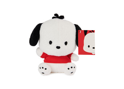 GUND Sanrio Hello Kitty 6 inch Pochacco Plush - White and Black Puppy Stuffed Animal