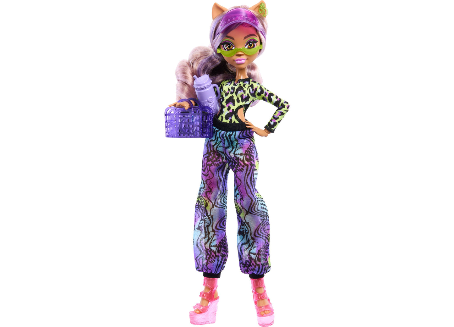 Monster High Scare-Adise Island Clawdeen Wolf Fashion Doll with Accessories