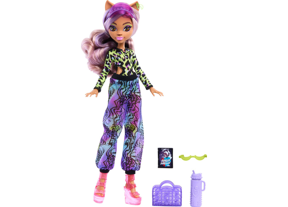 Monster High Scare-Adise Island Clawdeen Wolf Fashion Doll with Accessories