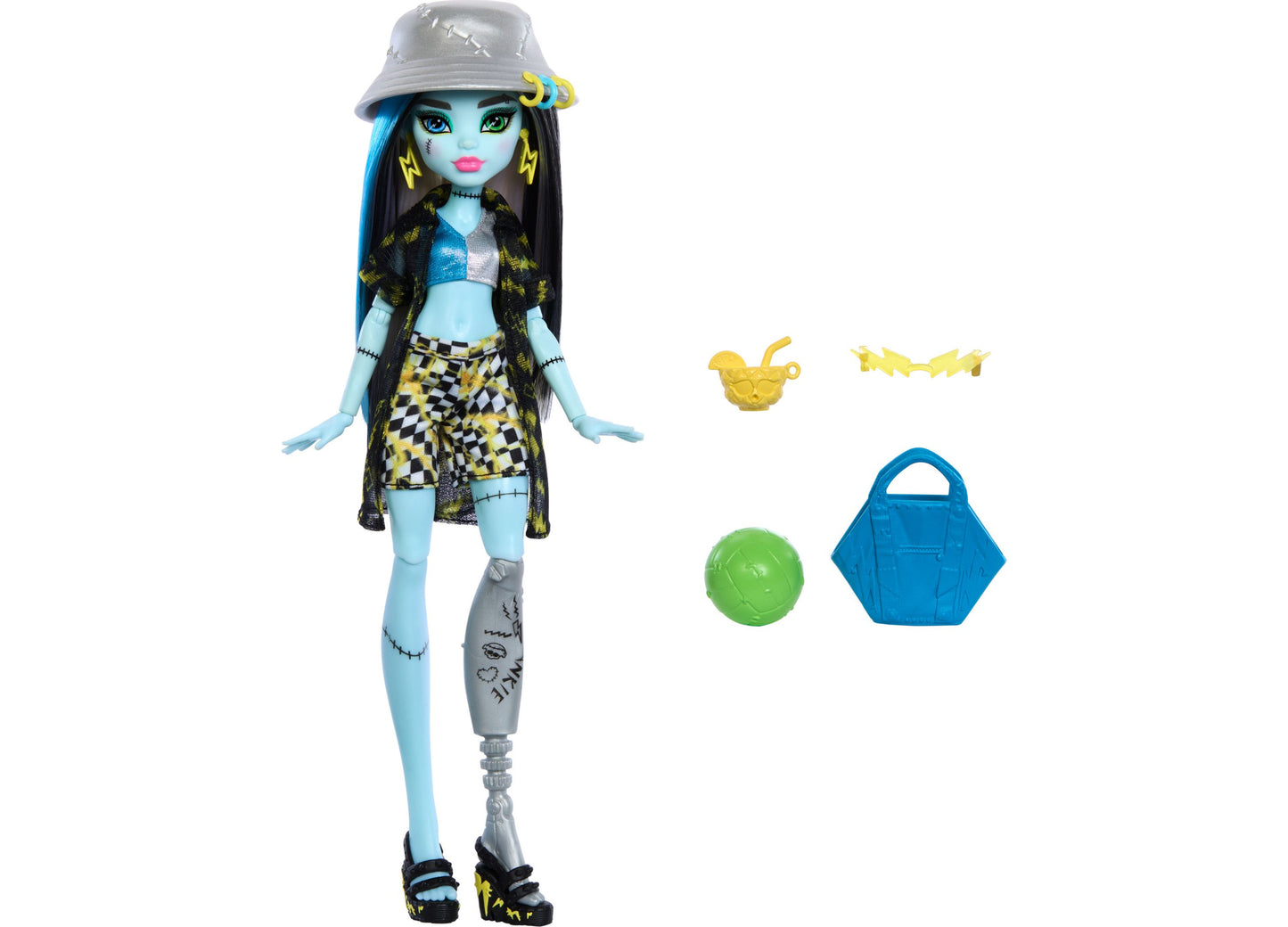 Monster High Scare-Adise Island Frankie Stein Fashion Doll with Accessories