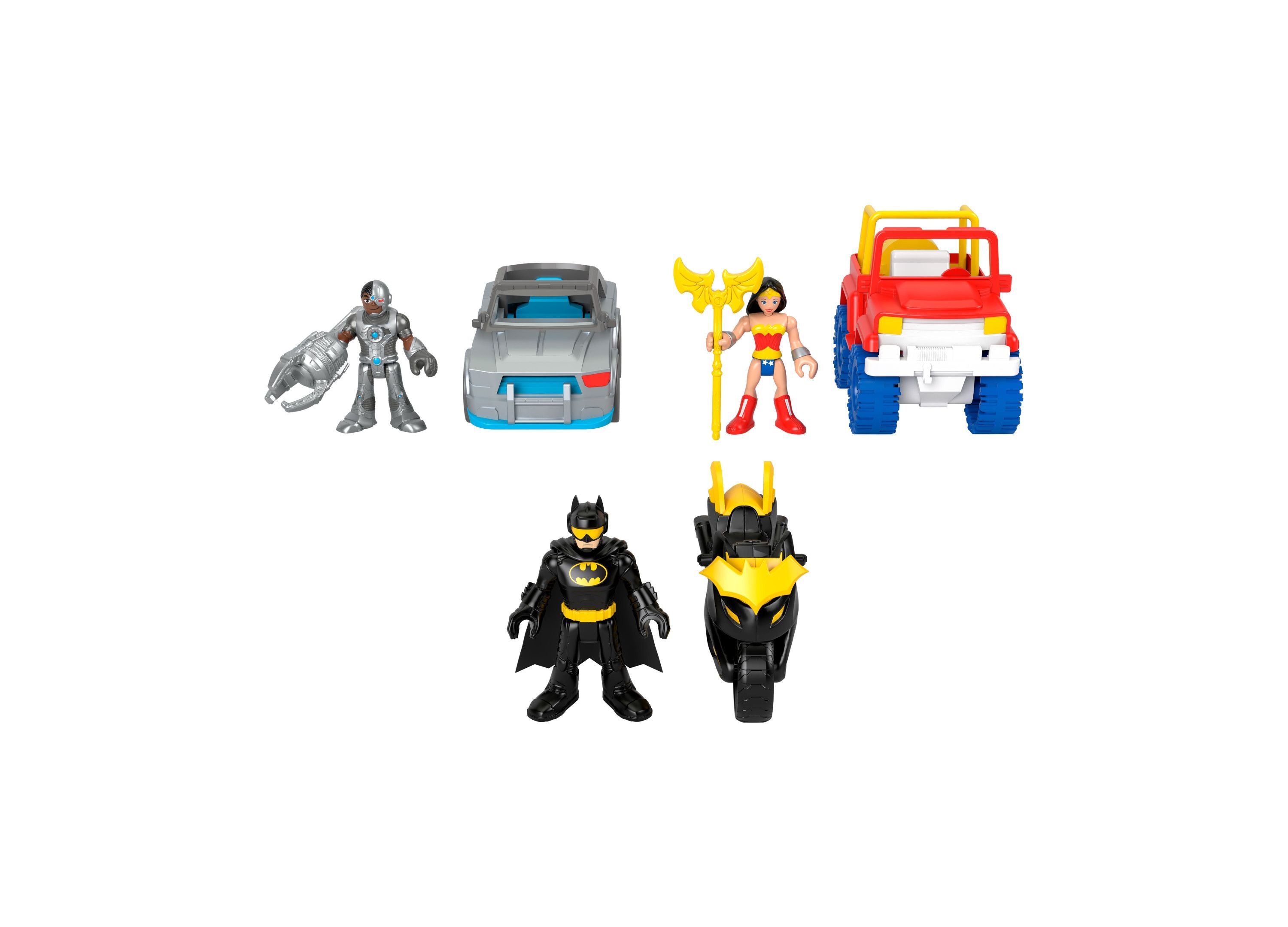 Imaginext batman super shops friends