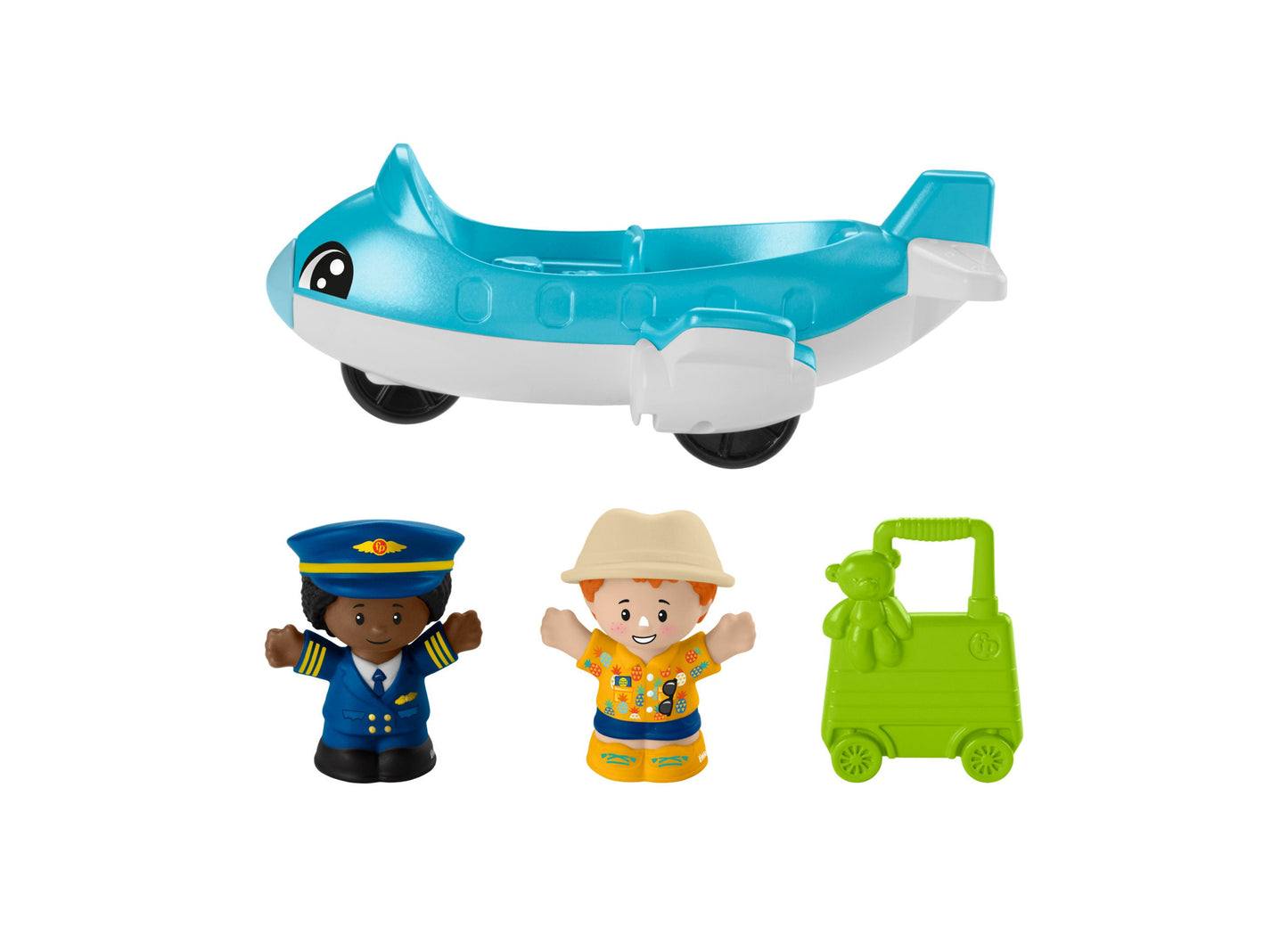 Fisher-Price Little People Everyday Adventures Airport Playset with Airplane and Figures