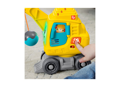 Fisher-Price Count and Stack Crane Learning Toy with Light-Up Blocks