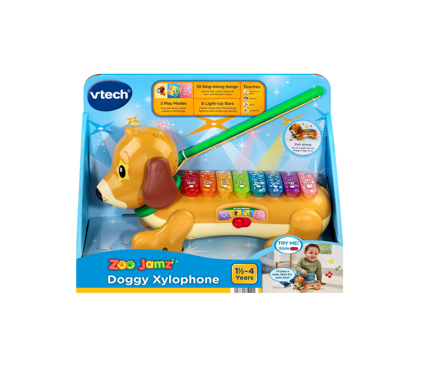 VTech Zoo Jamz Colorful Doggy Xylophone Musical Toy