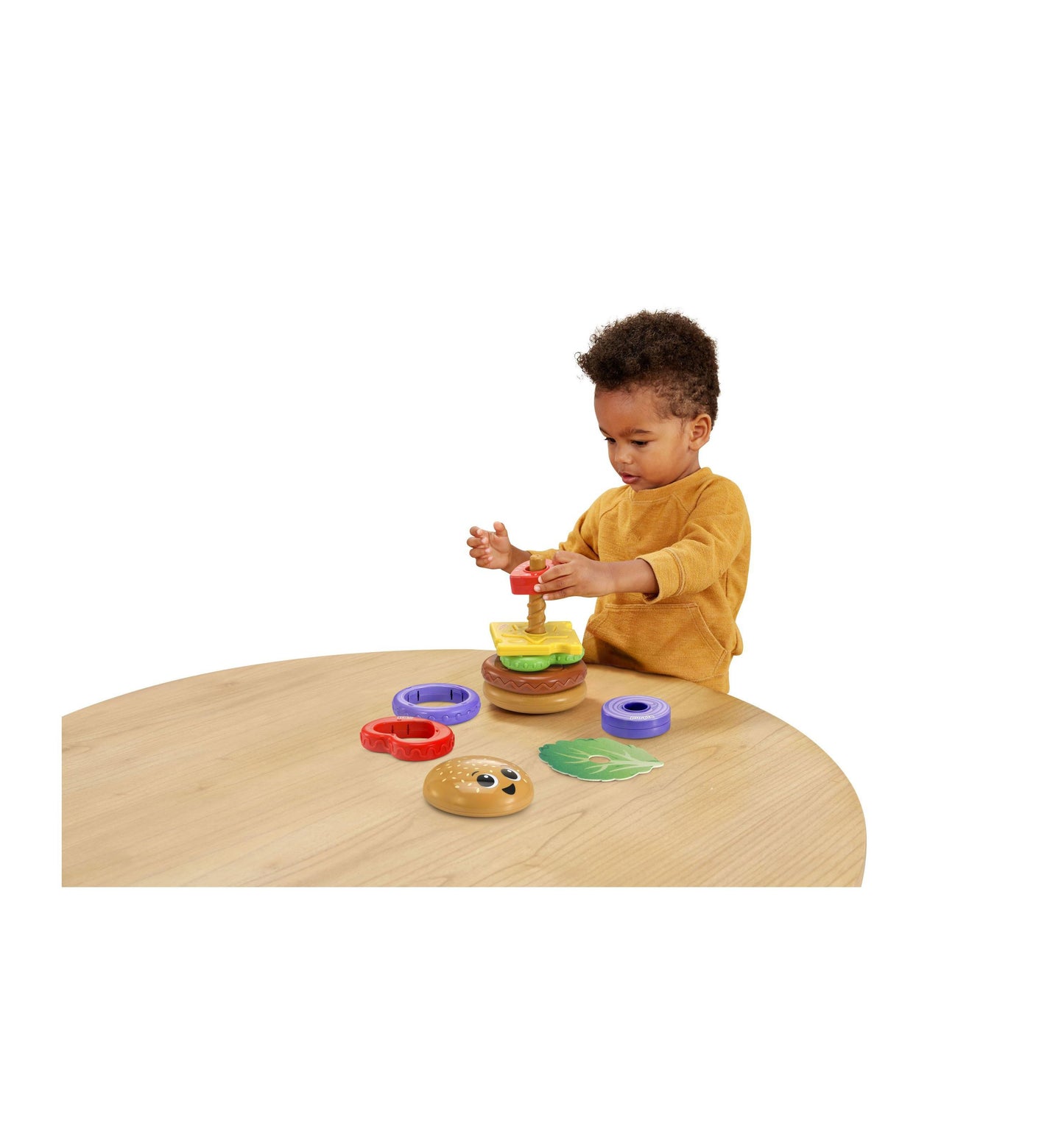 VTech 4-in-1 Learning Hamburger - Interactive Stacking and Puzzle Toy