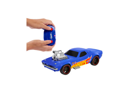 Hot Wheels RC 1:16 Scale Rodger Dodger - USB-Rechargeable Toy Car - Blue