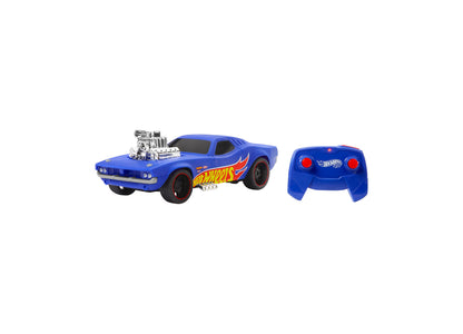 Hot Wheels 1:16 Scale RC Rodger Dodger USB-Rechargeable Toy Car, Battery-Operated Remote Control