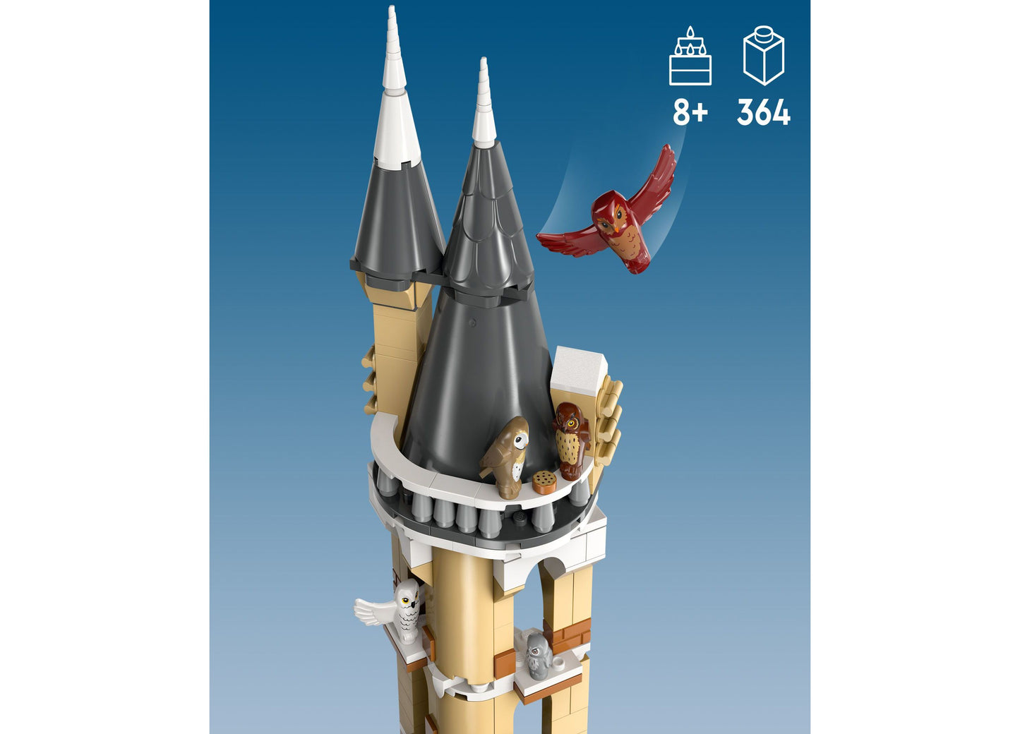 LEGO Harry Potter Hogwarts Castle Owlery 76430 Building Set, 364 Pieces