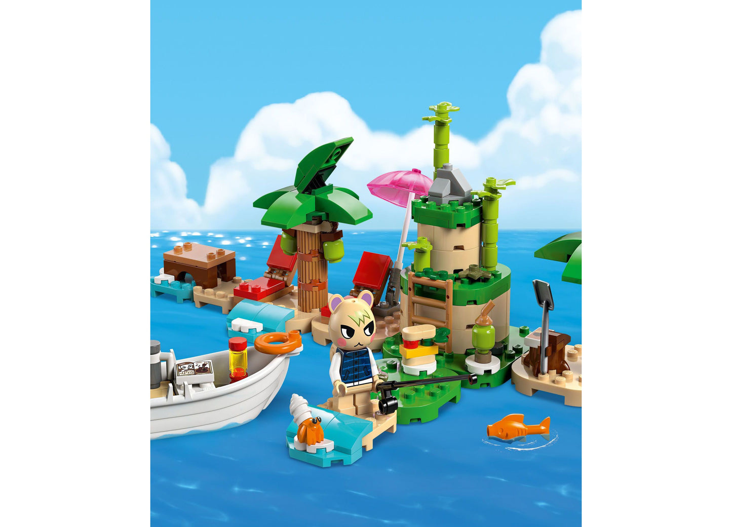 LEGO Animal Crossing Kapp'n's Island Boat Tour Building Set, 233 Pieces