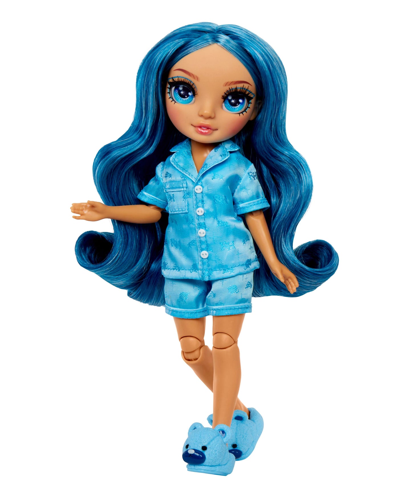 Rainbow High Junior High PJ Party Fashion Doll - Skyler Blue