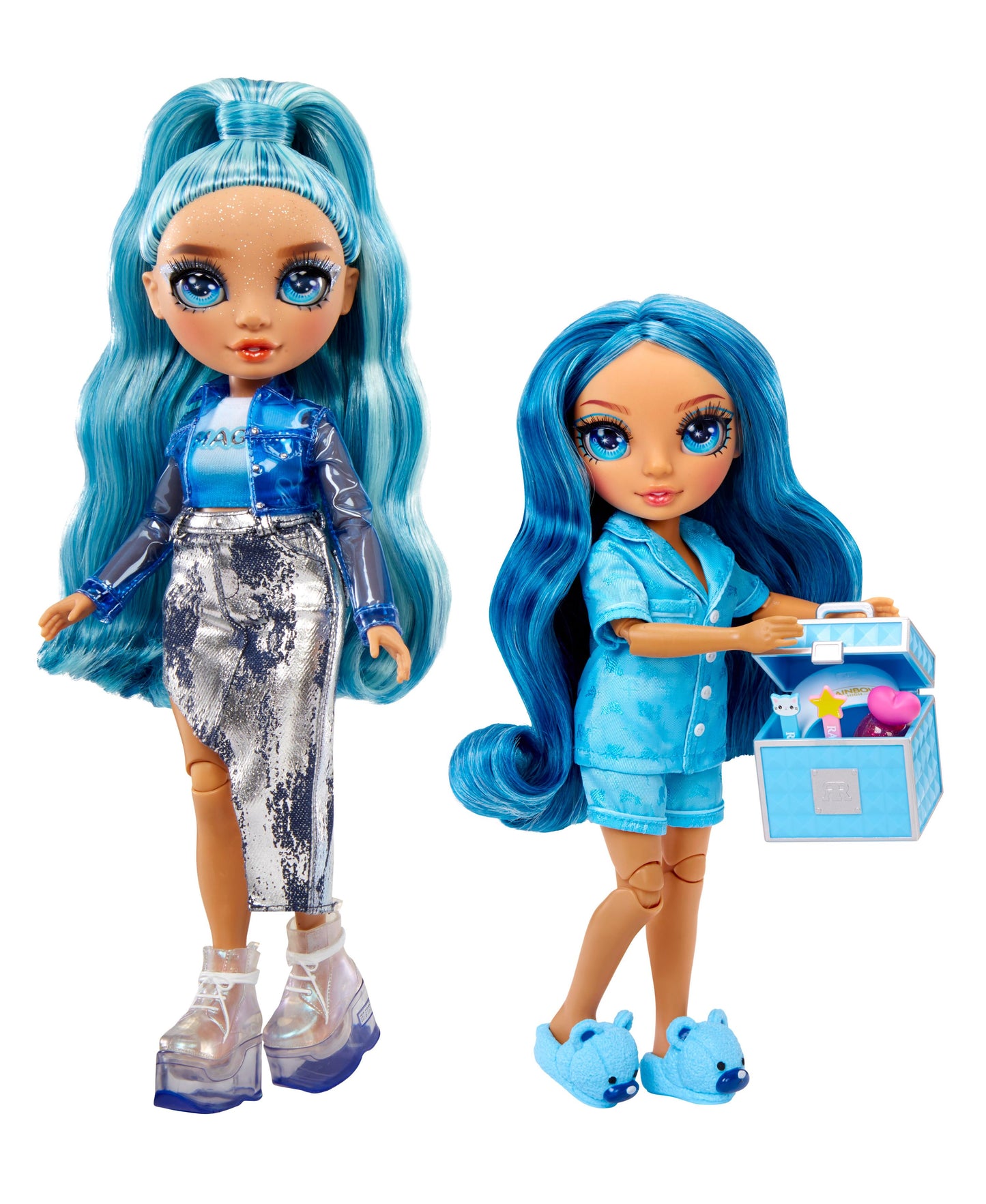 Rainbow High Junior High PJ Party Fashion Doll - Skyler Blue