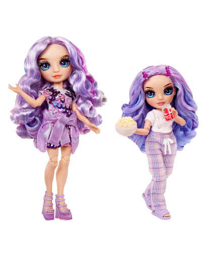 Rainbow High Junior High 9-inch PJ Party Fashion Doll - Violet with Purple Hair