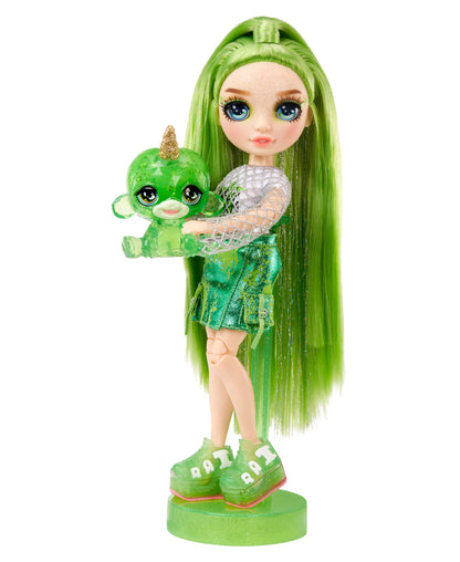 Rainbow High 11-inch Fashion Doll - Jade Hunter with Slime and Pet