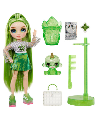 Rainbow High 11-inch Fashion Doll - Jade Hunter with Slime and Pet