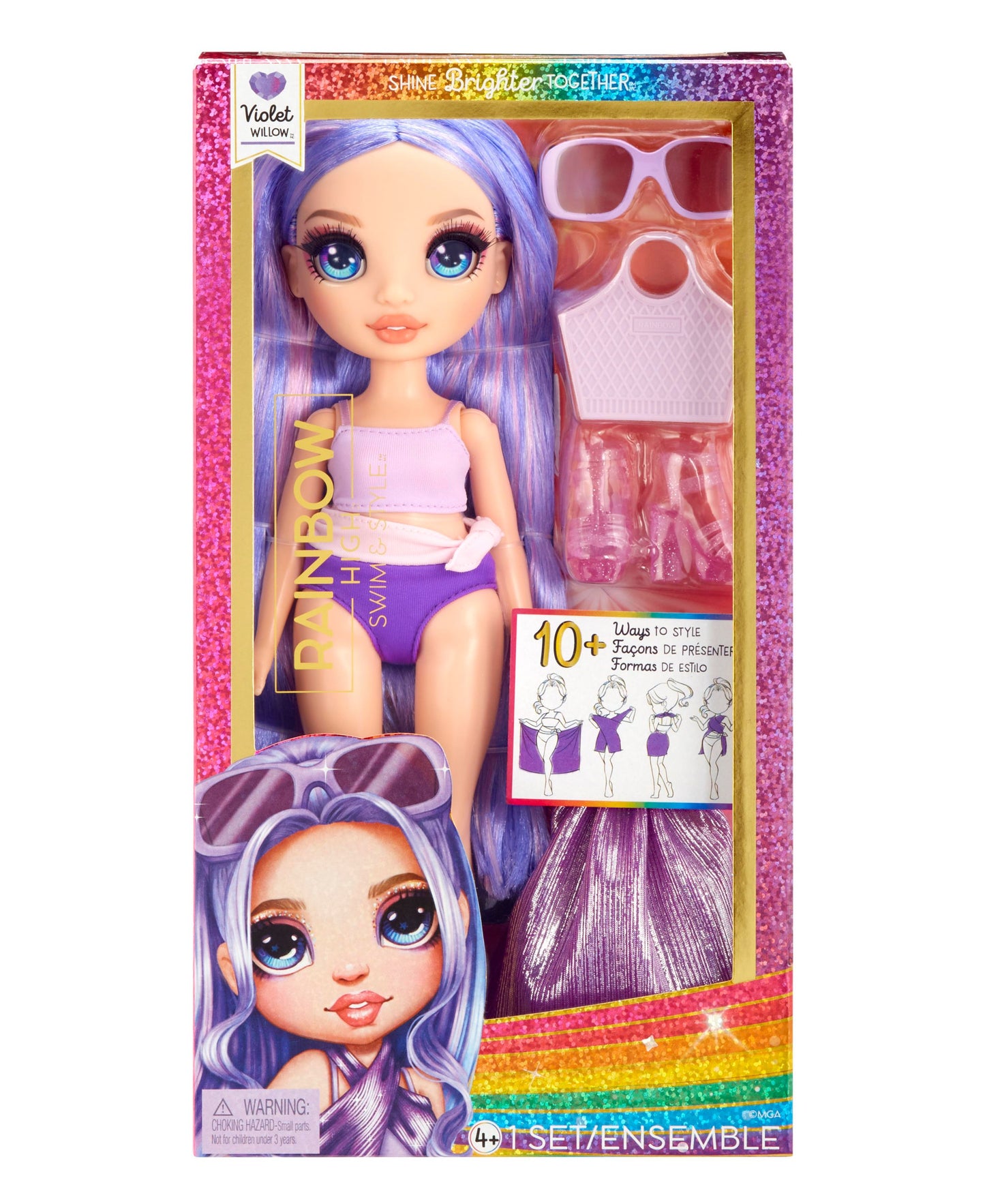 Rainbow High Swim and Style Fashion Doll - Violet Willow