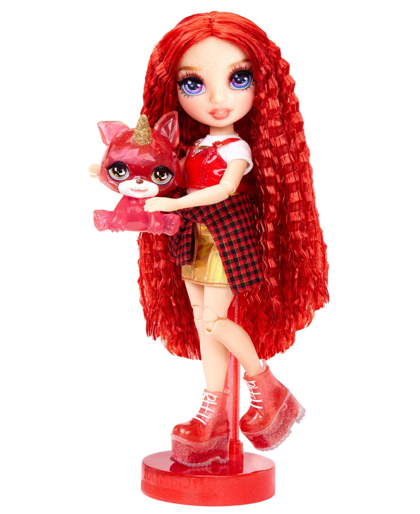 Rainbow High Classic Fashion Doll - Ruby Anderson with Slime Kit and Magical Pet