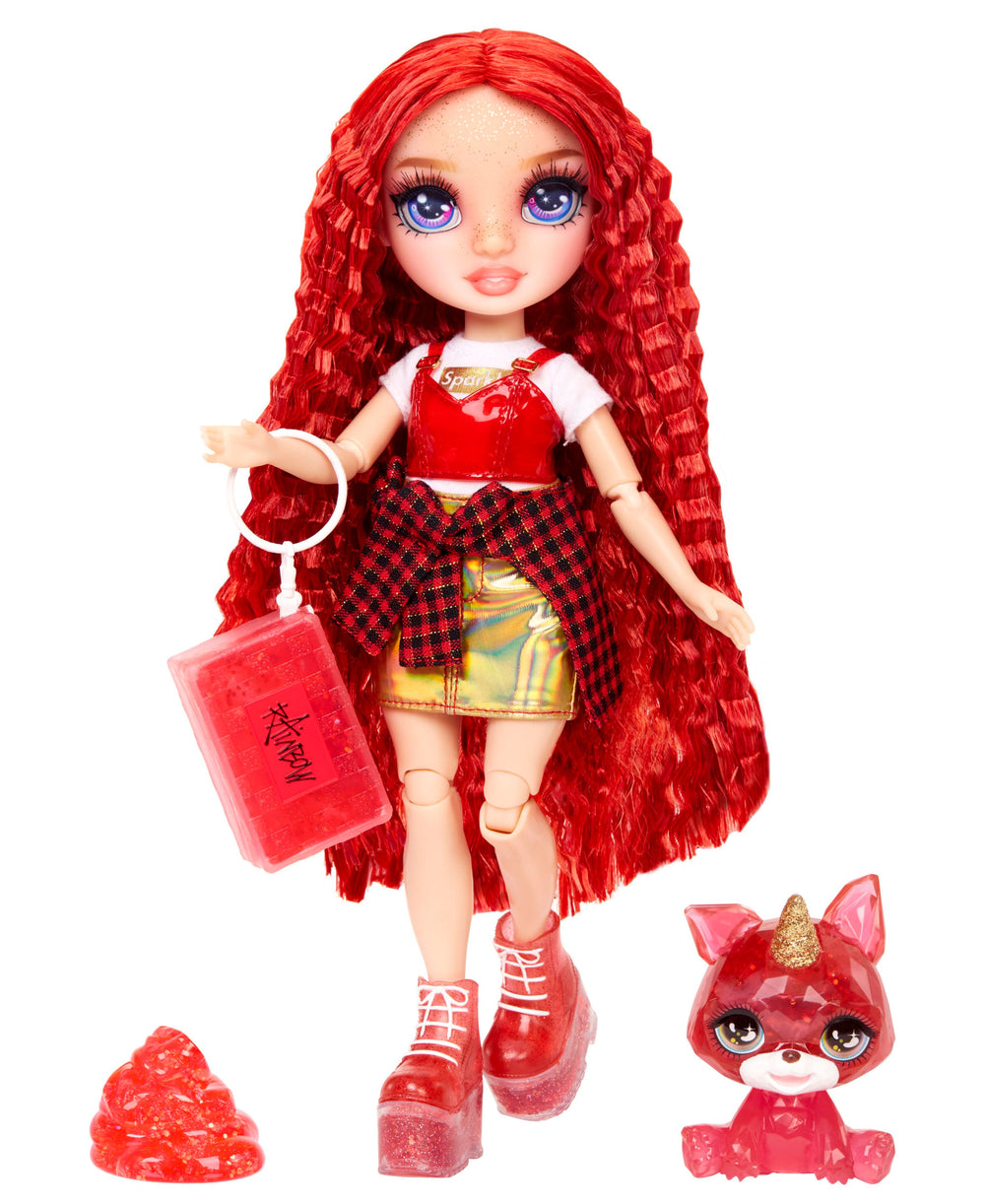 Rainbow High Classic Fashion Doll - Ruby Anderson with Slime Kit and Magical Pet