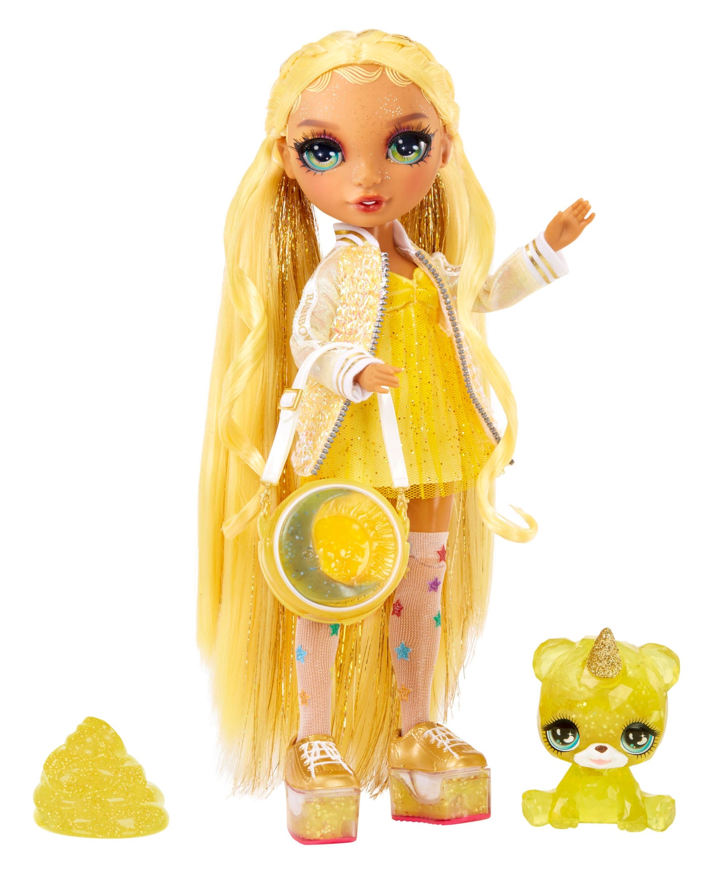 Rainbow High 11-inch Fashion Doll - Sunny Madison with Slime Kit