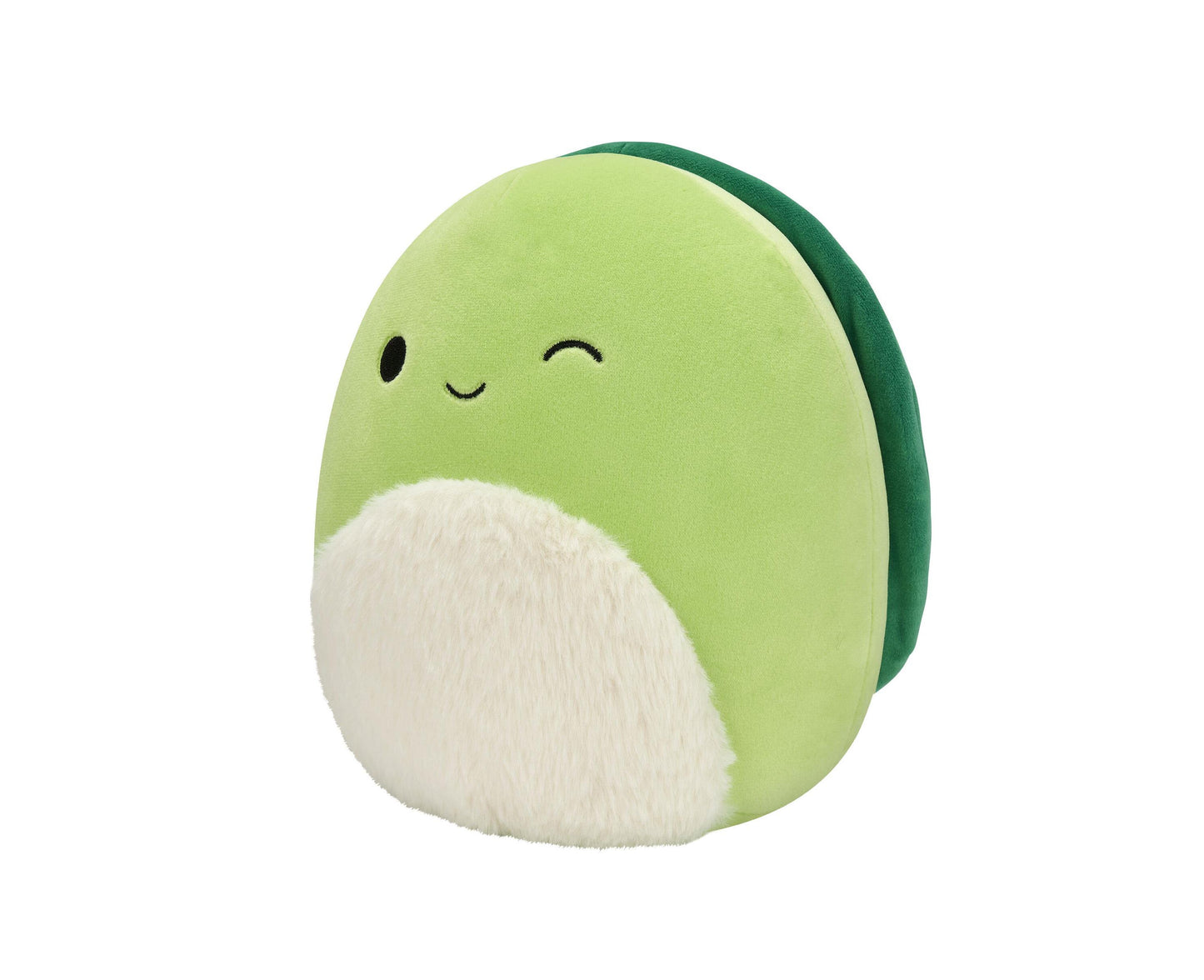 Squishmallows 8-inch Plush Henry, Winking Turtle with Fuzzy Belly