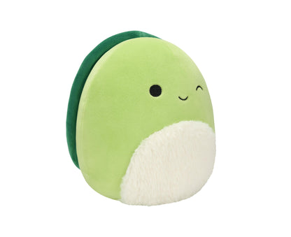 Squishmallows 8-inch Plush Henry, Winking Turtle with Fuzzy Belly