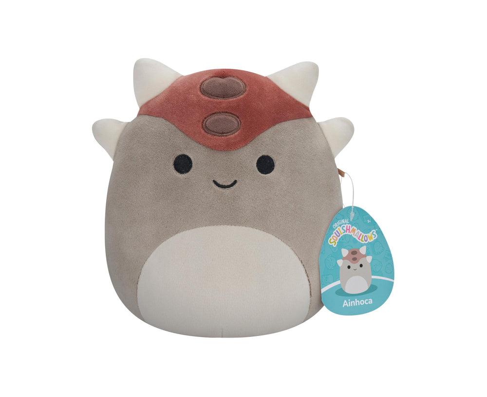 Squishmallows 8-inch Ainhoca Armored Dino Super Soft Plush Toy