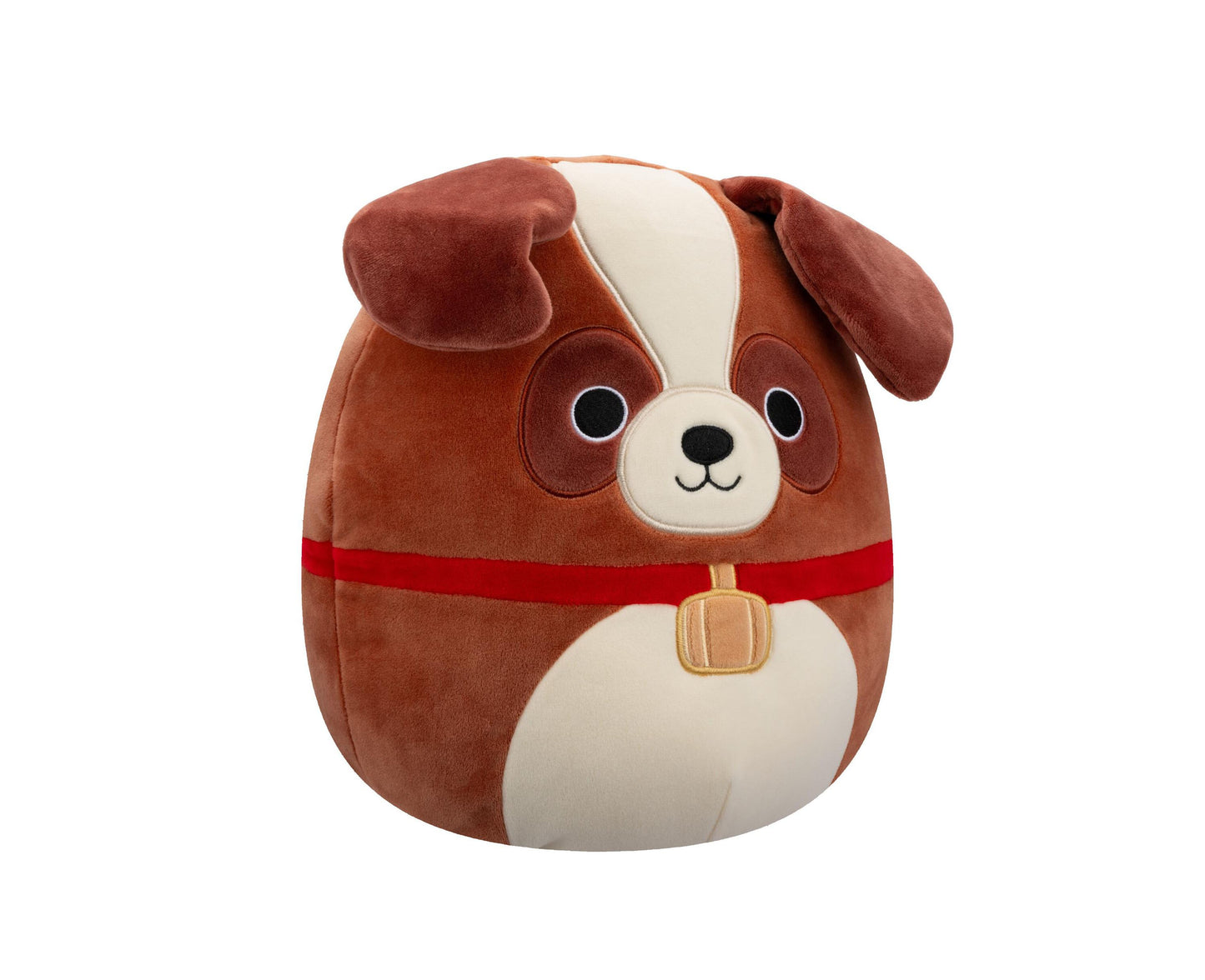 Squishmallows 8 inch Sassafras St. Bernard Plush with Neck Barrel