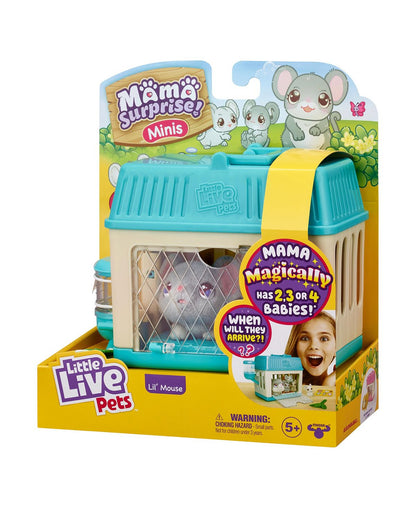 Little Live Pets Mama Surprise Minis - Interactive Lil' Mouse Playset