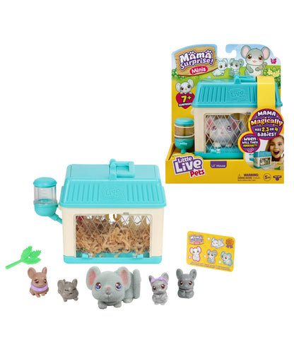 Little Live Pets Mama Surprise Minis - Interactive Lil' Mouse Playset